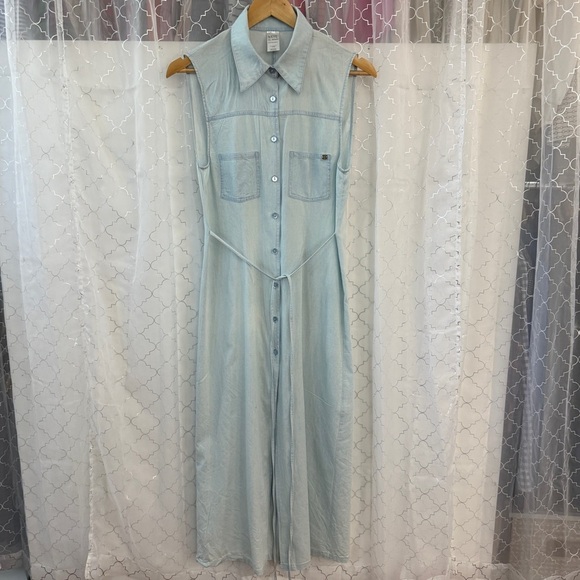 Skye Chambray Dress XS - Picture 1 of 10